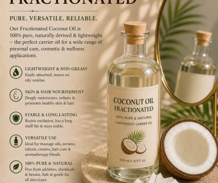 Coconut Oil Fractionated – Premium Bulk & Wholesale Supply
