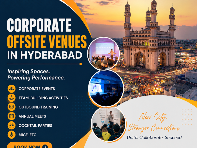 Best Corporate Offsite Venues In Hyderabad for Team Success