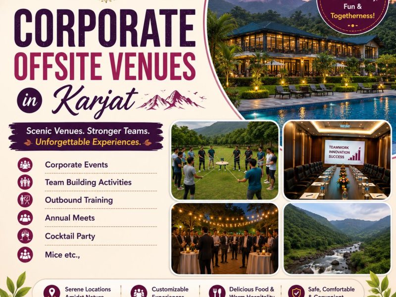 Discover Premium Corporate Offsite Venues in Karjat with CYJ Events