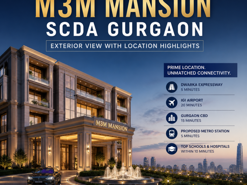 M3M Mansion SCDA Gurgaon Configuration Options Guide