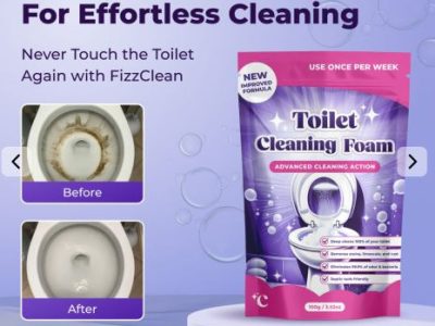 FizzClean Toilet Cleaning Foam | Powerful Stain Remover & Deep Clean Formula