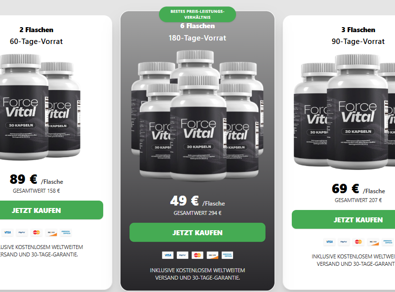 ForceVital Kapseln Germany Reviews