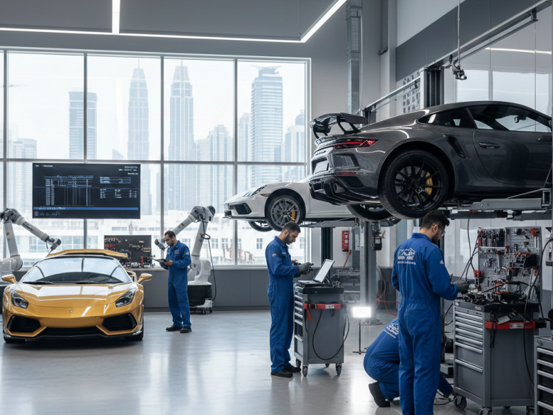 Euroswift Auto Services best car diagnostics hub Dubai