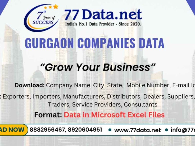Verified 14210 Gurgaon Companies List - Free Sample Available