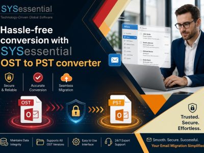 Hassle-free conversion with SYSessential OST to PST converter