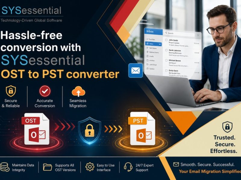 Hassle-free conversion with SYSessential OST to PST converter