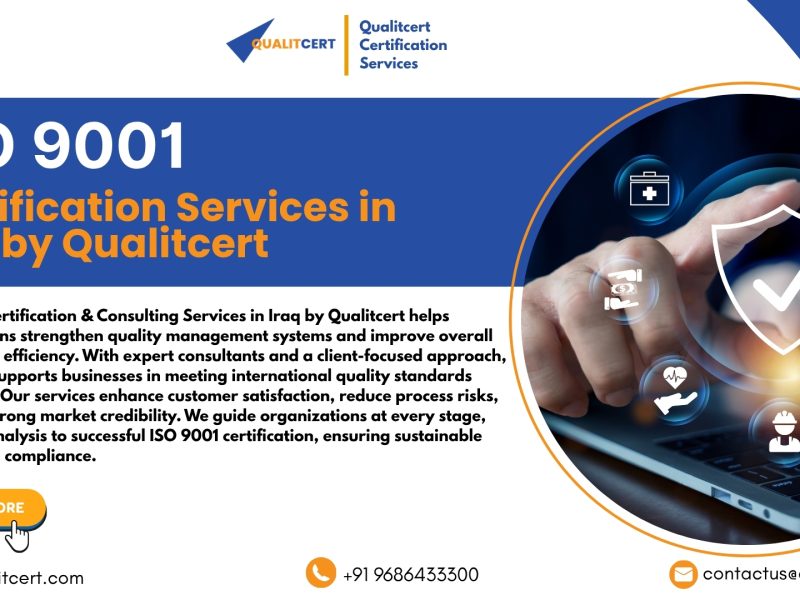 ISO 9001 Certification in Iraq for Construction, Manufacturing & Engineering: Qualitcert