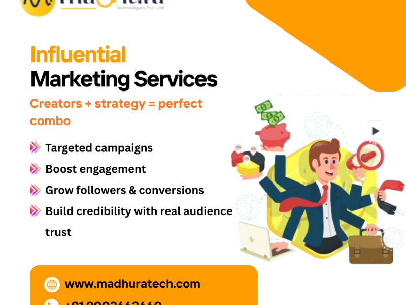 Madhura Technologies Providing Advanced Influential Marketing Services in Coimbatore