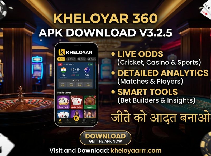 Kheloyar 360 APK Download v3.2.5 - Live Odds, Analytics & Smart Tools