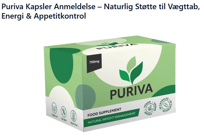Puriva kapsler: Udnyt naturens kraft til et bedre helbred