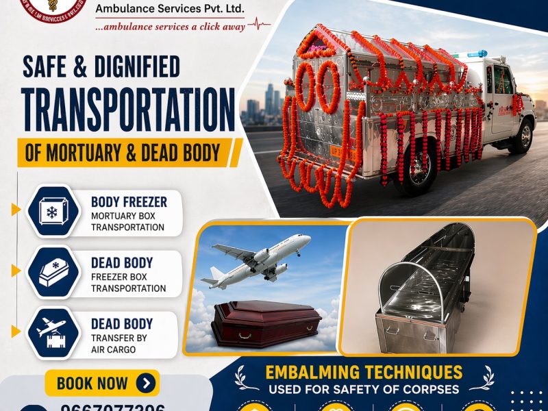 Panchmukhi Mortuary Box Transfer in Ranchi – Respectful Human Remains Transport
