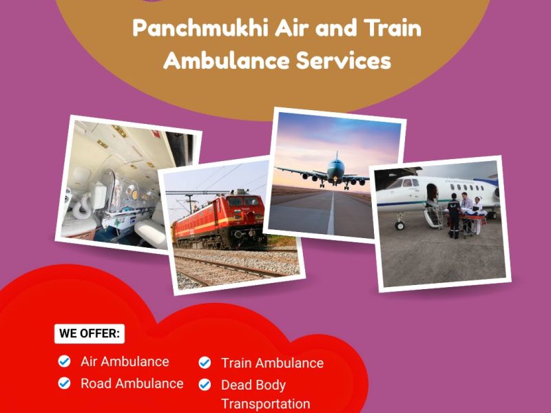 Panchmukhi Air and Train Ambulance from Delhi- safety is prioritized during the transfer