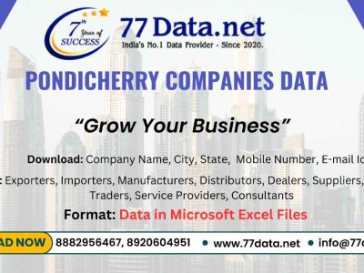 Get Verified List of Companies in Pondicherry with Free Sample Data