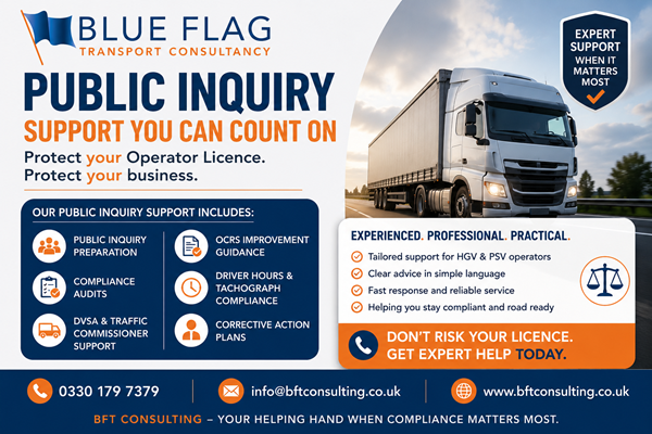 Public Inquiry Support for UK Transport Operators