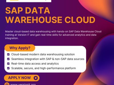 Build a Future in Cloud Data Management with Industry-Focused SAP Data Warehouse Cloud Training in Hyderabad at Version IT