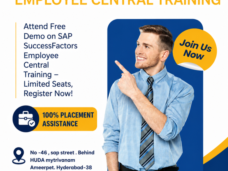Make Your HR Career a Success by Choosing the Best SAP Employee Central Training Institute at Version IT in Hyderabad