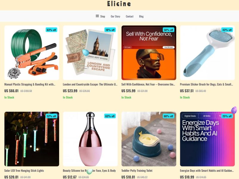 elicine. com 10% offer all products