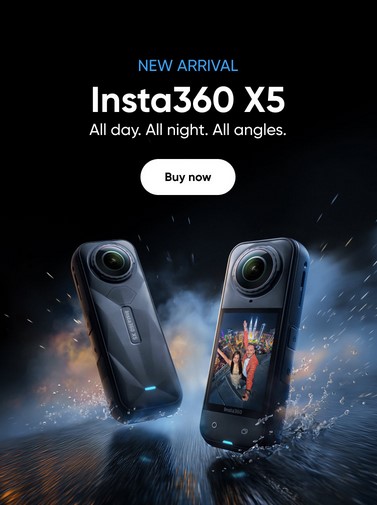 Get up to 40% off and a FREE Gift with any Insta360 product using code INRMVN5