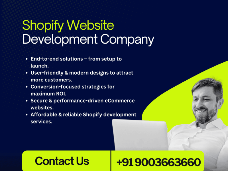 Ecommerce Shopify Website Development Company in Coimbatore by Madhura Technologies