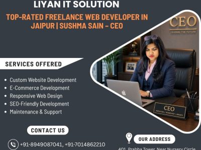 Top-Rated Freelance Web Developer In Jaipur | Sushma Sain – CEO, LIYAN IT SOLUTION