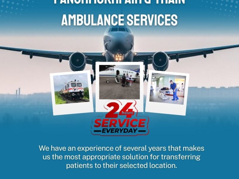Panchmukhi Air and Train Ambulance Services in Patna—Accompanied by a Life-Saving Medical Team