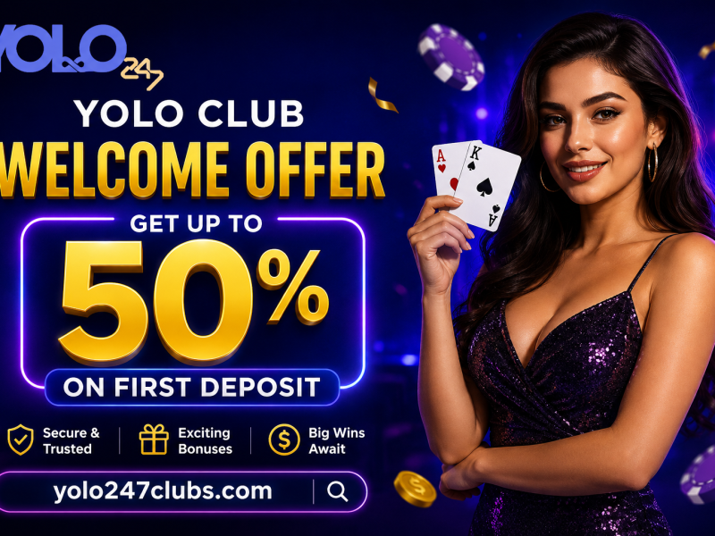 Yolo Club Welcome Offer – Get Up to 50% on First Deposit