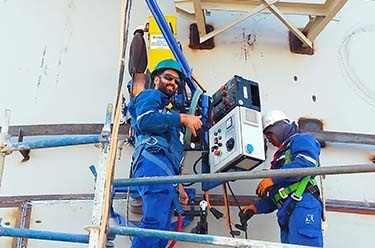 AGW Machine for Tank Welding | Bygging Infrastructure Pvt. Ltd.