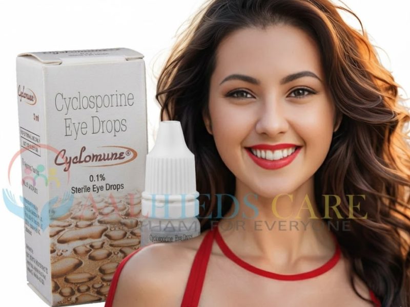 Dry eyes issue deal by Cyclosporine eye drop product