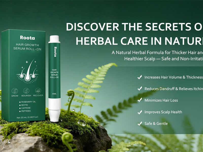 Roota Hair Growth A Botanical Breakthrough for Stronger Fuller Hair