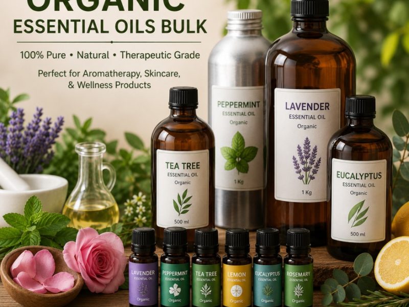 Organic Essential Oils Bulk by Aromaaz