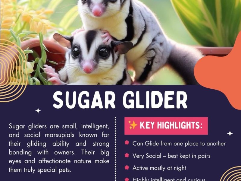 Friendly Sugar Glider For Sale