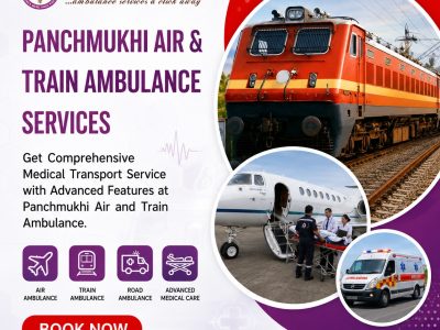 Book Panchmukhi Air and Train Ambulance in Bangalore to Care Shift Your Patient Transfer