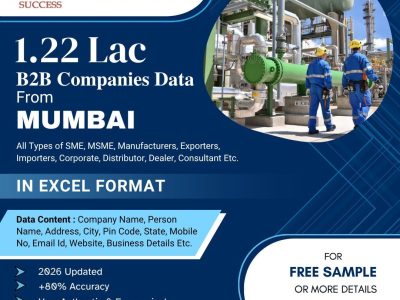 Download 1.22 Lac MUMBAI B2B Companies Data and Generate Leads