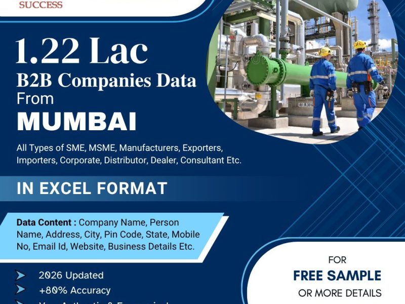 Download 1.22 Lac MUMBAI B2B Companies Data and Generate Leads