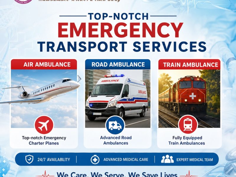 Call Panchmukhi Air and Train Ambulance in Kolkata—Arranges For the Safest Patient Transfer
