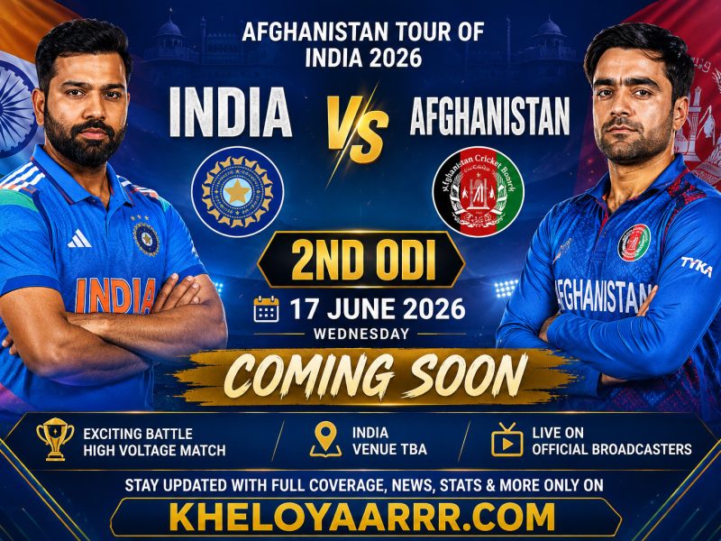 India vs Afghanistan, 2nd ODI, Afghanistan Tour of India 2026: Match Preview