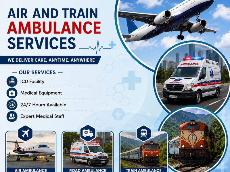 Panchmukhi Air and Train Ambulance in Patna Ensures Safety Transfer