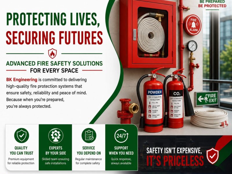 BK Engineering's Fire Safety Solutions in Bhopal for Complete Protection