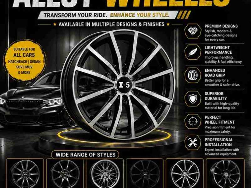 Alloy Wheel Dealers in Coimbatore by i5cardecors