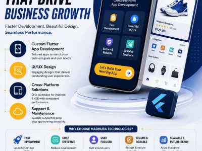 Innovative Flutter App Development Company in Coimbatore – Madhura Technologies