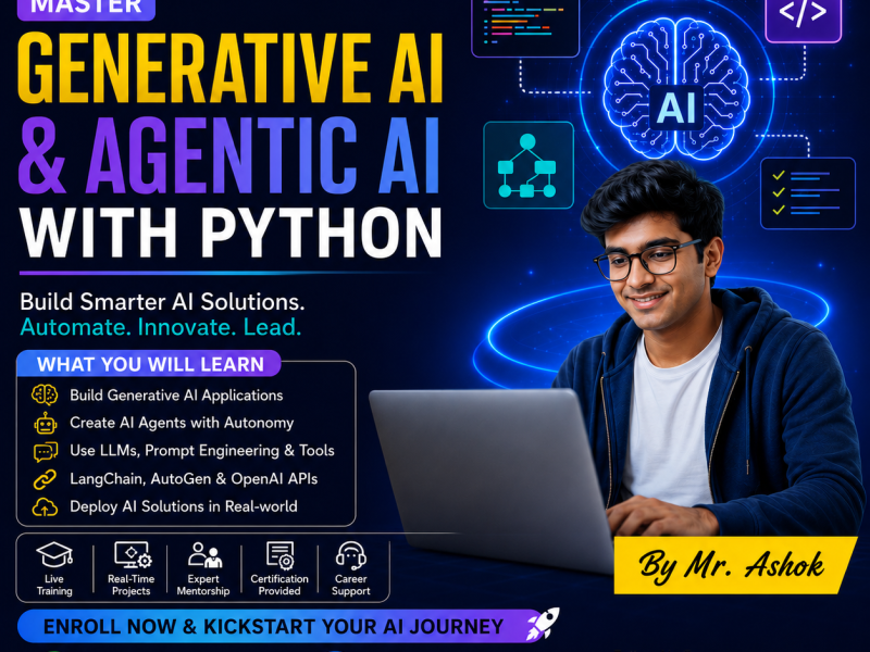 Best Generative AI and Agentic AI Online Training In Hyderabad