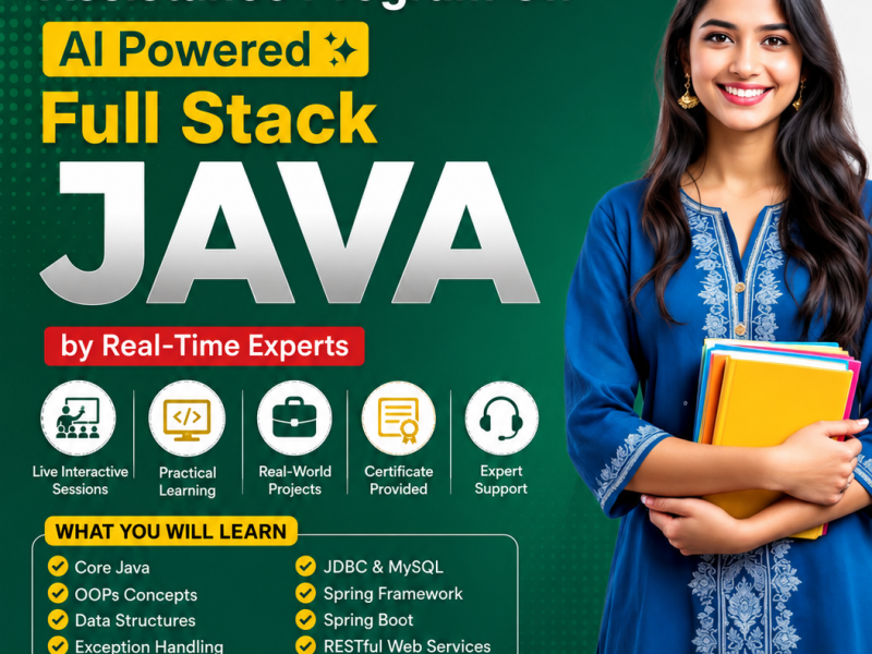 Best Placement Assistance Program on Java Full Stack With AI Online Training In Ameerpet