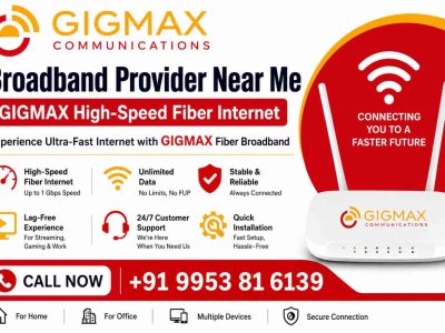 Broadband Provider Near Me | GIGMAX High-Speed Fiber Internet