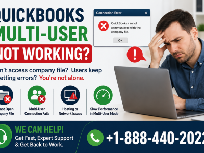 {+1-888-440-2022} Why Is QuickBooks Multi User Not Working on My Network?