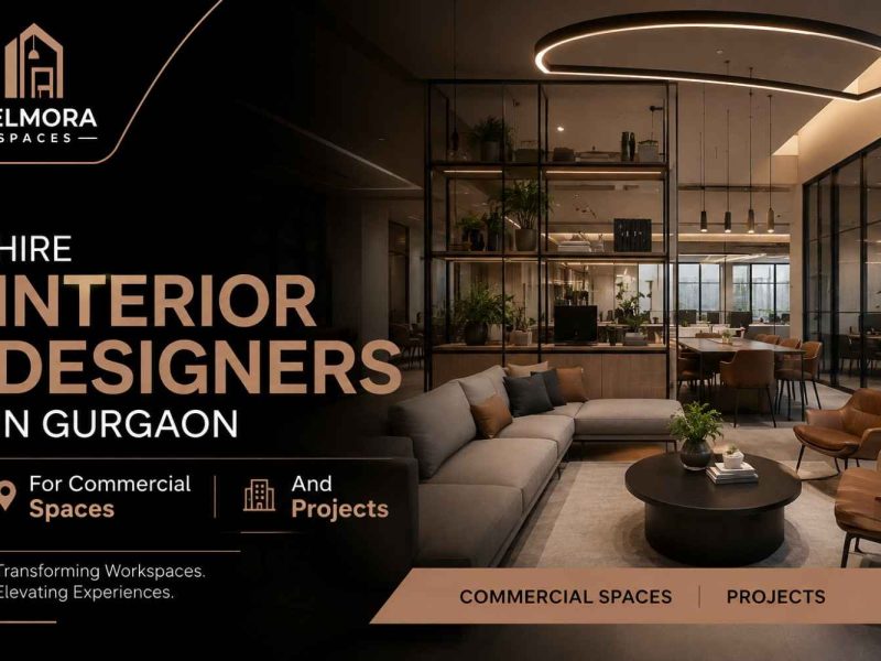 Hire interior designers in Gurgaon for commercial projects