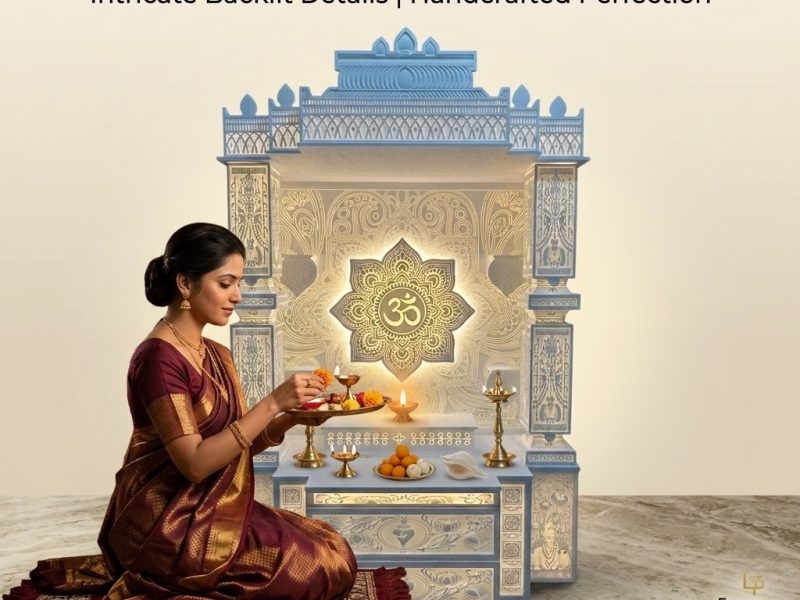 Corian Mandir in Delhi for Elegant and Modern Worship Spaces