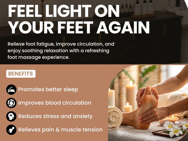 Feel Light on Your Feet Again with Foot Massage in Coimbatore