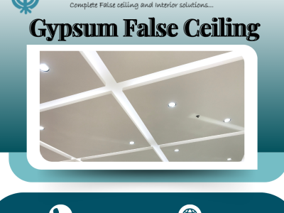 Gypsum False Ceiling in Bangalore | Gypsum Board Contractors