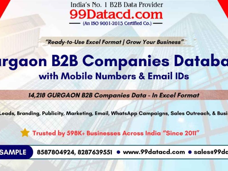 Get Gurgaon Companies List for Sales and Marketing Growth