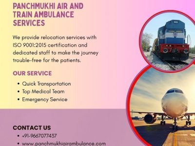 Book Panchmukhi Air Ambulance Service in Siliguri with a Top-Grade Healthcare Facility